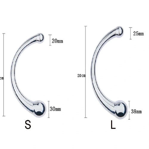 Anal Hooks Double 5858 Stainless Elegant Hook Ended Anal Steel 0726